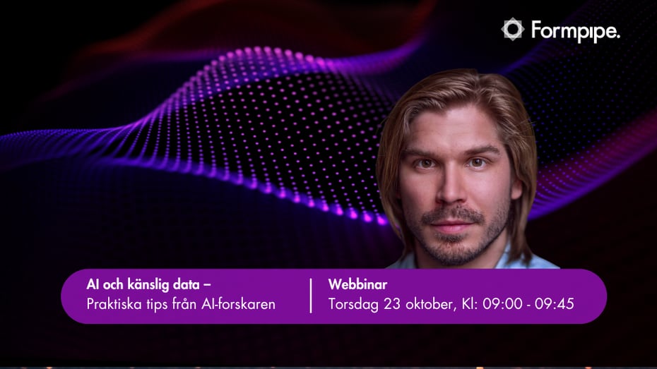 Webbinar: AI och känslig data – praktiska tips från AI-forskaren