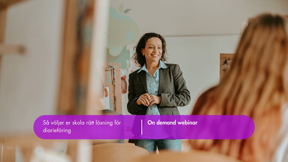 On demand webinar: Så väljer er skola rätt lösning för diarieföring