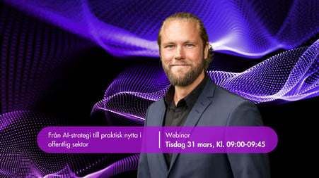 Webinar: Från AI-strategi till praktisk nytta i offentlig sektor