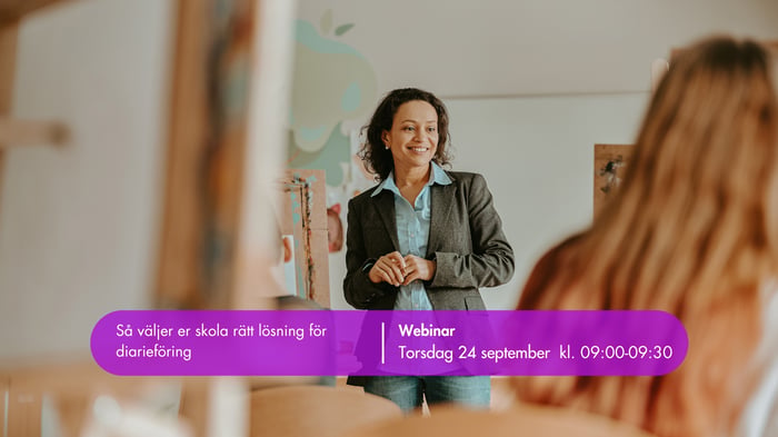 Webinar - diarieföring i skola